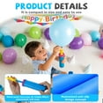 thumbnail image 4 of BESTSKY Manual Balloon Pumps – Lightweight, Compact Balloon Air Pump for Quick Inflation, Perfect for Graduation Parties and Gatherings, 1.97x1.97x11.22 In, Blue, 4 of 7