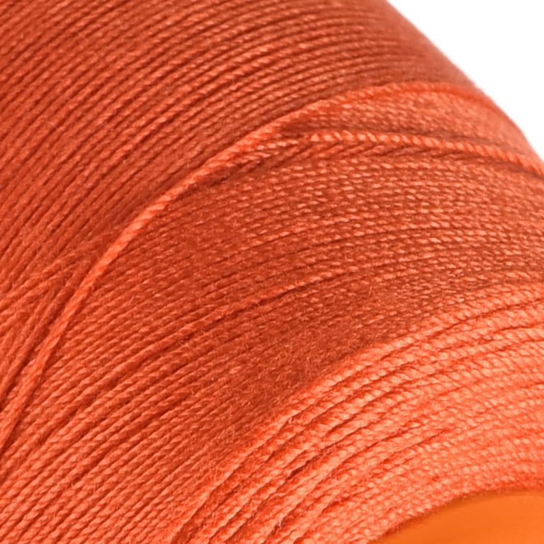 Mandala Crafts Orange Heavy Duty Thread - #92 T90 300D/3 1500 Yds Polyester  Thread for Sewing Machine Outdoor Marine Jeans Leather Thread Drapery