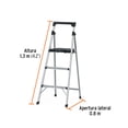 thumbnail image 4 of Escalera Tubular Plegable 3 Peldaños Tipo Iii Truper 16764 Truper ESTU-3A, 4 of 4