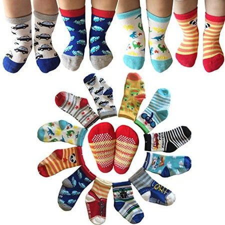 Kakalu Assorted Non Skid Ankle Cotton Socks With Grip For 12 36