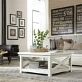thumbnail image 2 of Homestyles Seaside Lodge Wood Coffee Table with Open Storage, Off White, 2 of 23