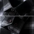 thumbnail image 3 of Camisa De Franela A Cuadros De Manga Larga Para Hombre, 3 of 6