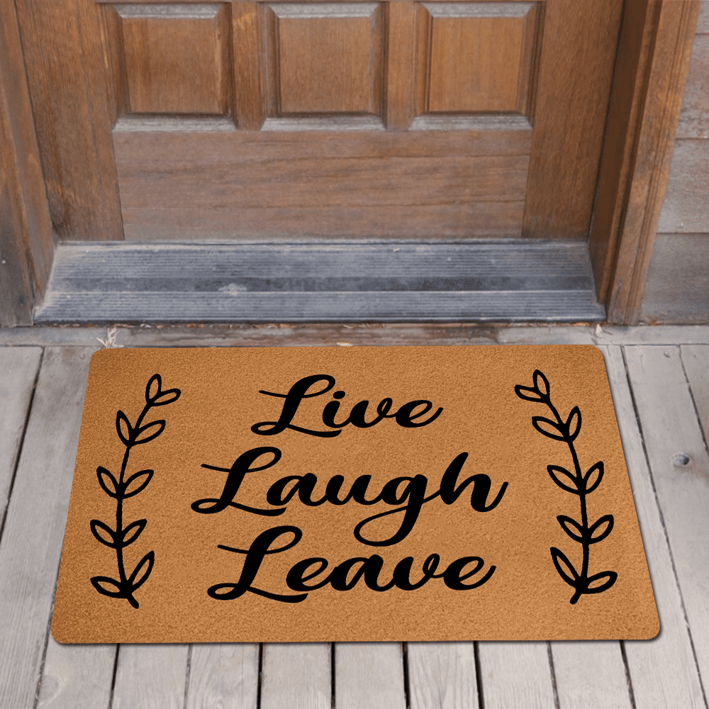Drop Shipping Funny Door Mats Live Laugh Leave Indoor Outdoor