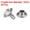 Transparent 0.39 inch, variant on Uxcell Clear Rhinestone Rivets 0.39 inch 50 Pcs Crystal Rivets Use for DIY Craft Transparent Studs for Clothing