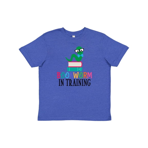 Inktastic Bookworm in Training Reading Gift Youth T-Shirt