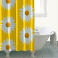 thumbnail image 4 of Waterproof Daisy Shower Curtain 72x72 Inch Boho Style Polyester Unique Shower Curtain for Bathroom Hotel Home Decor with 12 Plastic Hooks, 4 of 5