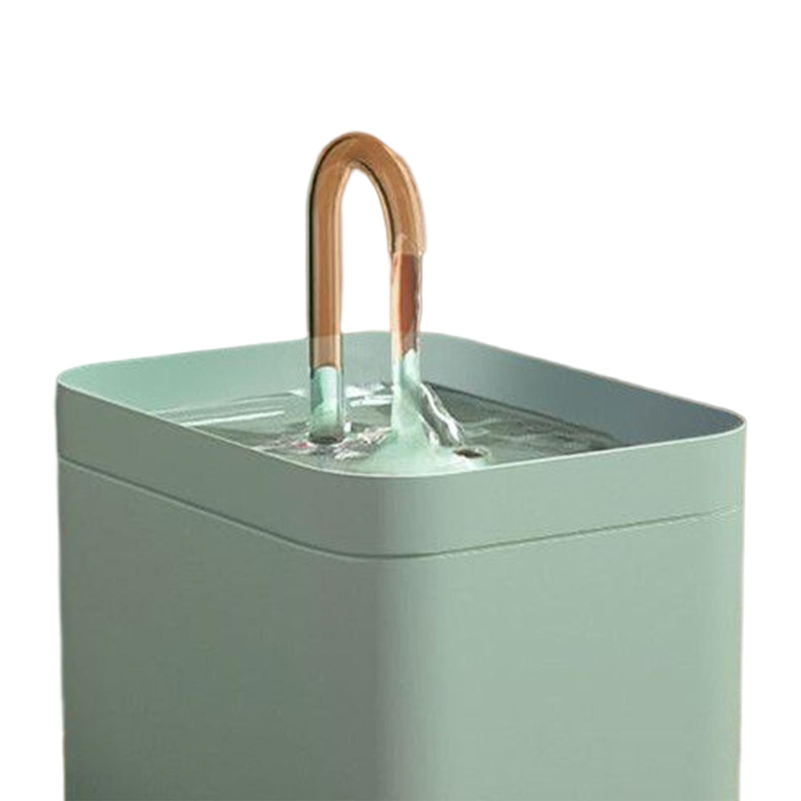 Automatic Cat Water Fountain 1.5L Dispenser USB Indoor Drinking Bowl Water Fountain green
