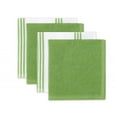 thumbnail image 4 of Sticky Toffee, 9 Piece Set, Silicone Printed Oven Mitt & Pot Holder, Cotton Terry Kitchen Dish Towel & Dishcloth, Green, 4 of 7