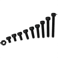 thumbnail image 4 of M3 Hex Socket Screw Set Round Cap Head Screws DIN912 Bolts Nuts Assortment Kit Black 12.9 Grade, 4 of 7