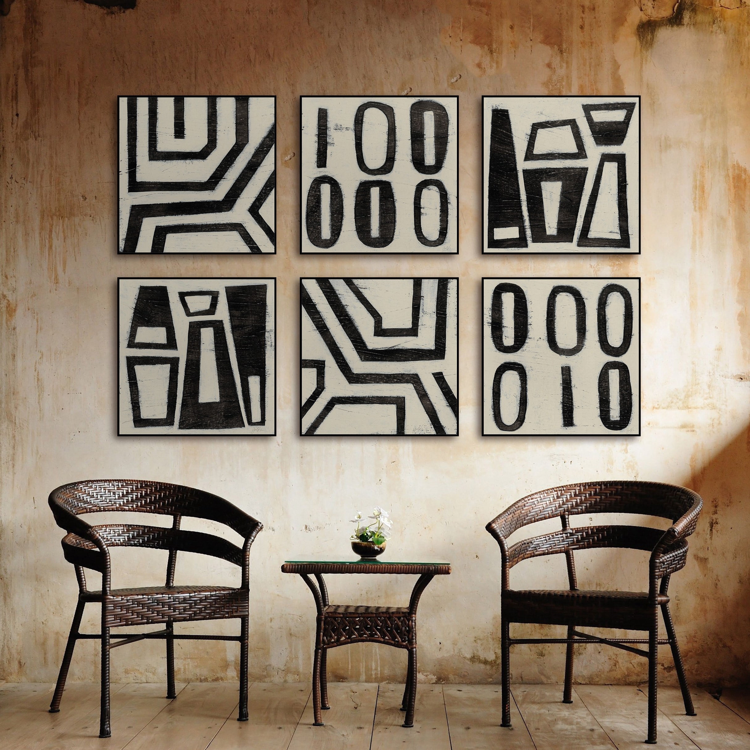 Symbols Hexaptych