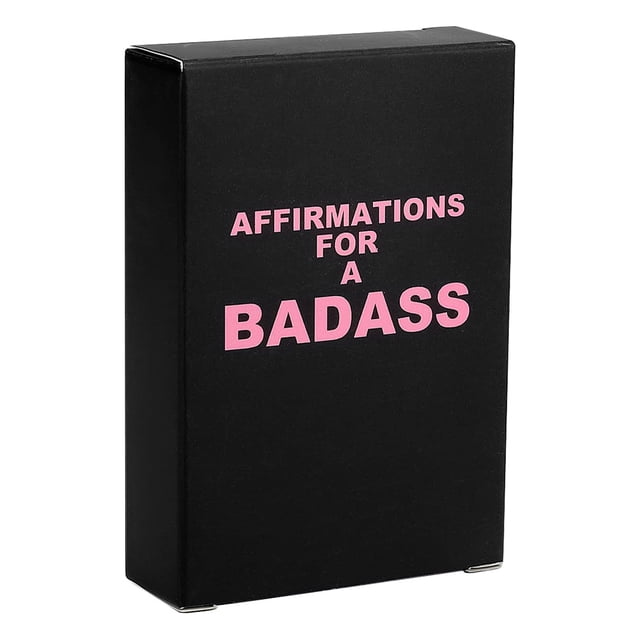 Tarjetas Afirmaciones Positivas Afirmación Rudo para Mujeres