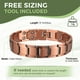 thumbnail image 3 of Pulsera magnética MagEnergy Copper para hombre 99.9% de cobre puro, 3 of 7