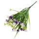thumbnail image 3 of ArArtificial Flowers Spring Grass Seda Oficina en hogar Boda Centro De Arreglos Decoración Para Florero Púrpura Gloria Planta artificial, 3 of 9