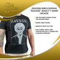 thumbnail image 7 of Bioworld Golden Girls Sophia "Savage" Adult T-Shirt | Black Unisex, 7 of 7