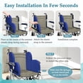 thumbnail image 4 of Lateral Support Cushion for Wheelchair, Elderly Chair Positioning Aid, L-Shape Padded Support for Preventing Leaning, Patient Body Support (1 Pair), 4 of 6