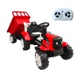 thumbnail image 1 of Montable Eléctrico The Baby Shop - Tractor de 6v con Remolque y Control Remoto Rojo -, 1 of 8