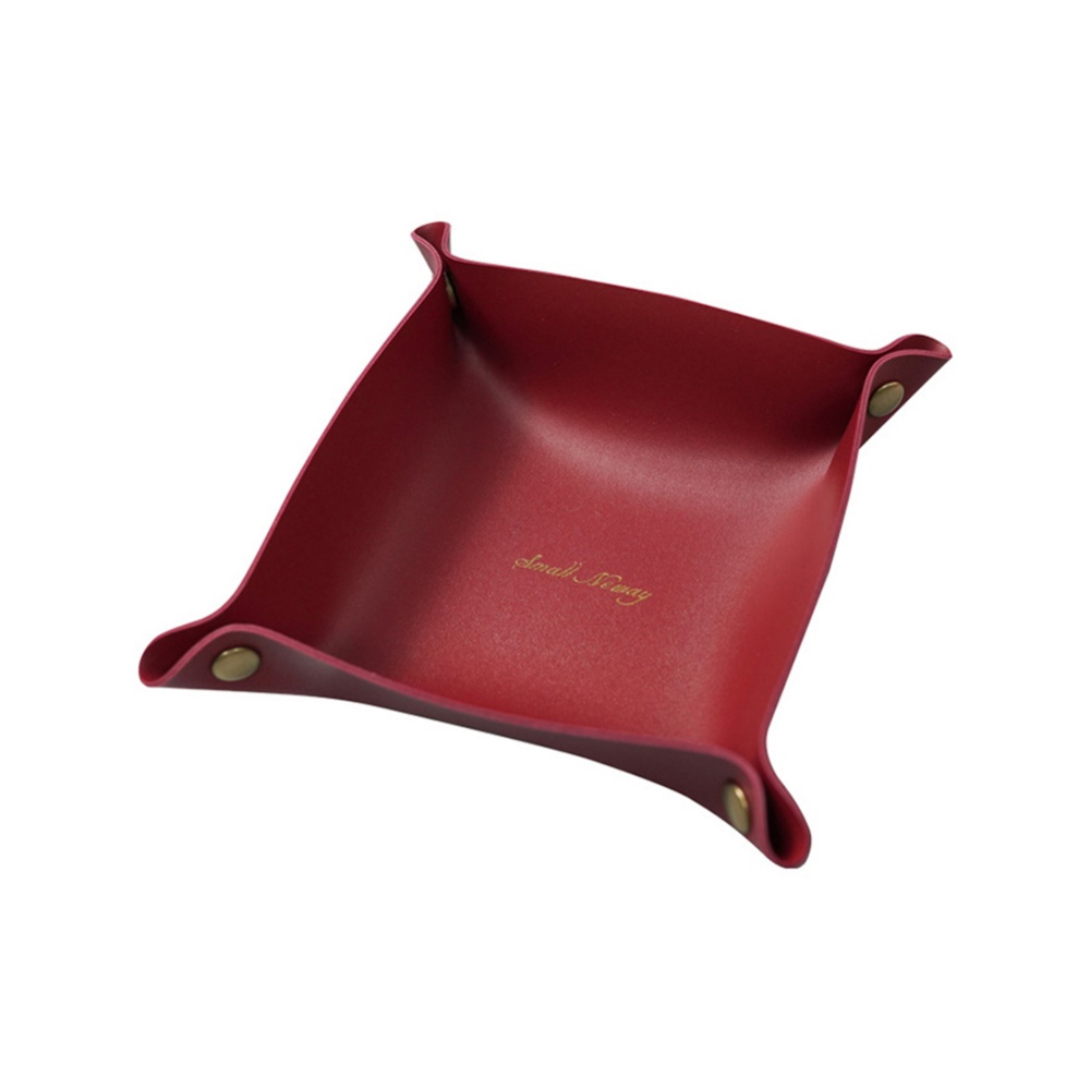PU Leather Tray, Catchall Tray, Men Women Jewelry Key Tray, Desk