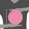 Hot Pink Paper Dessert Plates, 7in, 50ct
