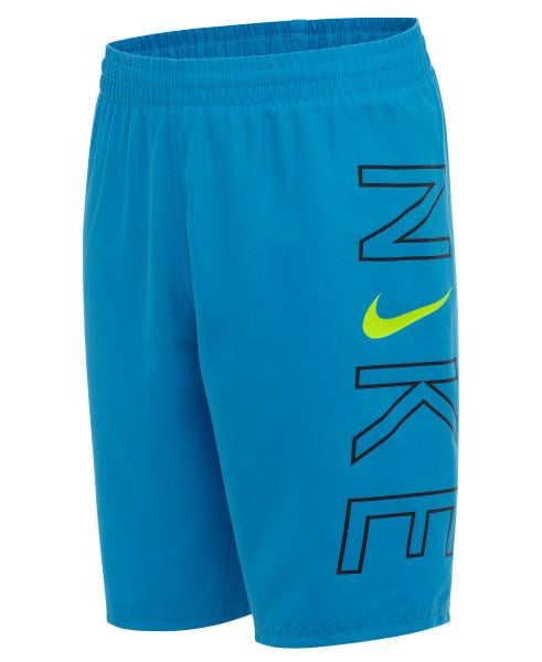 white nike swim shorts