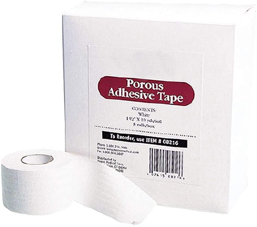 Medical Tapes. Case of 96 Surgical Tapes 1.5" x 10 yds. Nonsterile