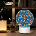 thumbnail image 6 of Daiia Hot Dog 1 Pattern Acrylic Night Light, LED Touch Light, Bedroom Night Light, Soft Glowing Lamp Perfect Gift for Mother's Day, Birthday, or Christmas, 6 of 9