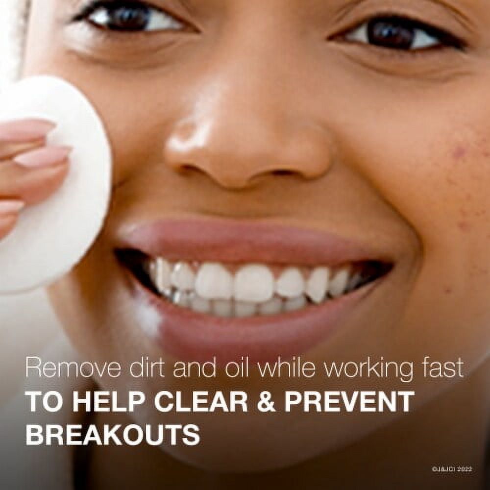 Neutrogena Rapid Clear Maximum Strength Acne Face Pads with 2% Salicylic Acid Acne Medication 60 ct