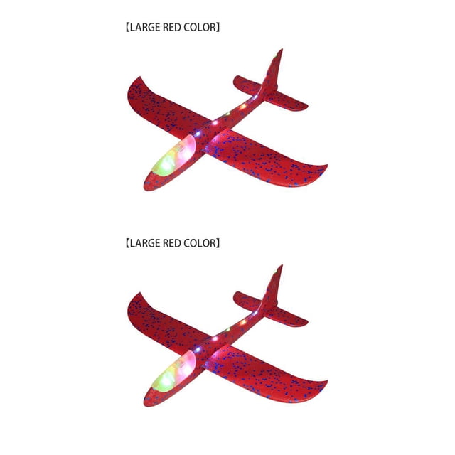 sweethay Modelo de avión Tamaño compacto Avión de juguete Avión deslizante Operación simple Estructura firme Resistencia al desgaste Tipo 1 2Conjunto