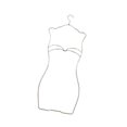 thumbnail image 4 of Bikini tragador de baño de trajes de baño de trajes de almacenamiento organizador de vestuario de lencería percha de bikini para boutiques waper Plata, 4 of 8