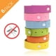 Bracelet Anti-Moustiques - Bracelets Dissuasifs Naturels Anti-Moustiques et Insectifuges - Pack de 6 - Huile Citronella Gardenia, Sans Danger pour les Enfants – image 2 sur 8