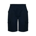 thumbnail image 2 of Bcfgryg Men'S Summer Shorts With Multiple Pockets For Comfort And Lightweight Twill Cotton Elastic Waist Casual Work Shorts Men’s Cargo Pants, 2 of 4