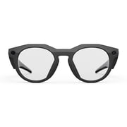 Oakley Meta HSTN, Black, Clear Lenses | Smart AI Glasses, Camera, Audio, Video Recording