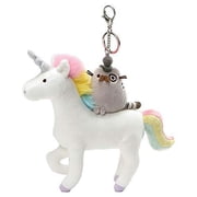 Gund - Pusheen Fancy on Unicorn Plush Deluxe Keychain Clip, 8.5-inches