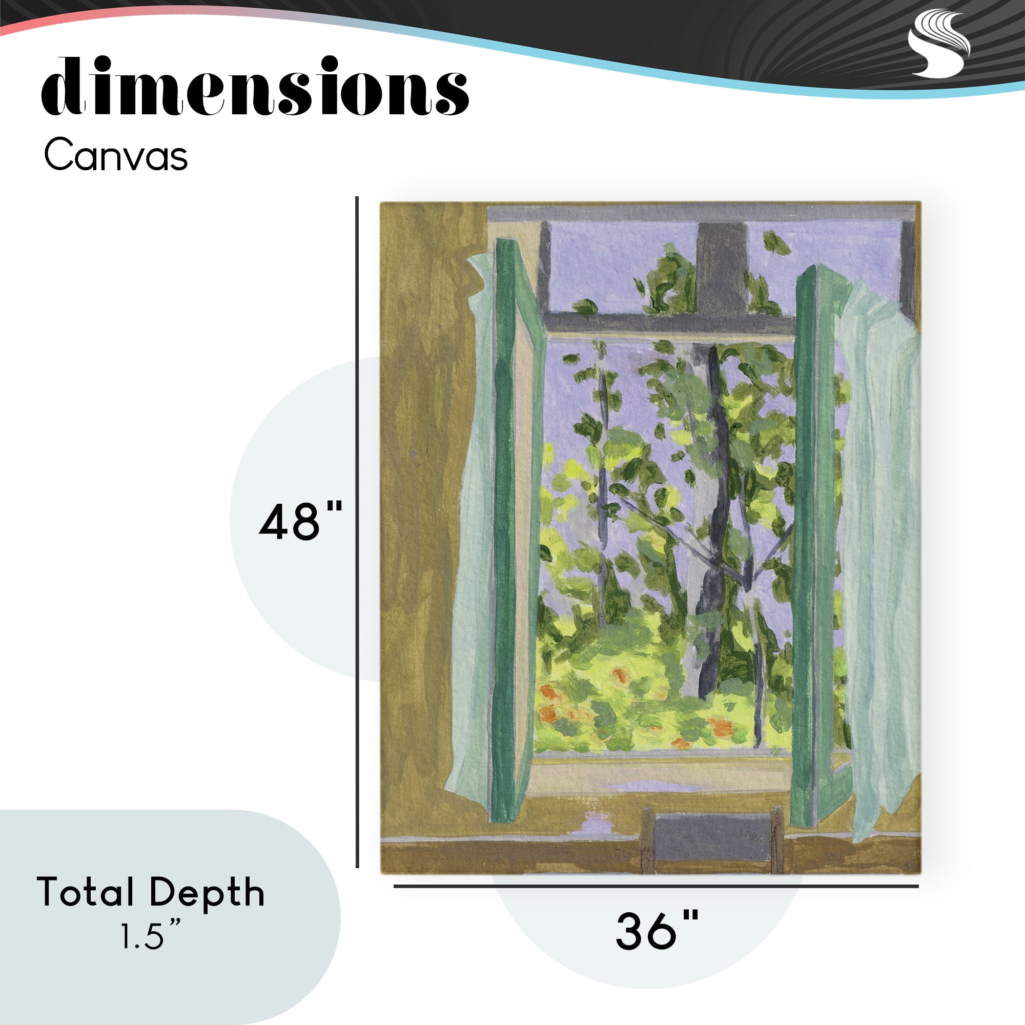 A Seat For Spring Canvas Wall Art, design by Melissa Wang