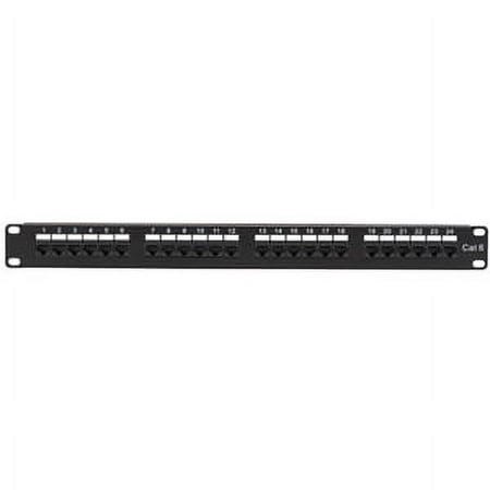 UPC: 0822088074915 | 24PORT CAT6 UNSHIELDED HALF-U PATCH PANEL
