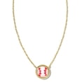 thumbnail image 1 of Collar Kendra Scott Colgante de Béisbol Baño de Oro, 1 of 6