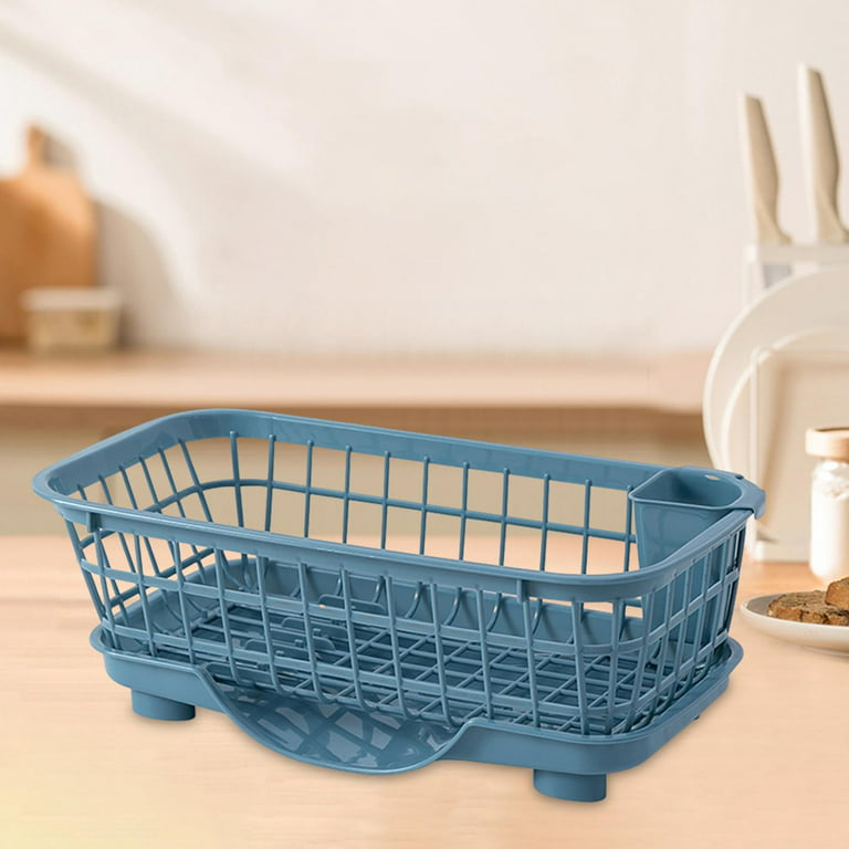Cutlery Holder with Utensil Holder, Dish Drainer, Basket Organizer, Drip  Tray, Multipurpose over The Sink Dish Rack for Sink Dish Plate