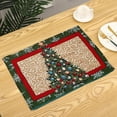 thumbnail image 1 of Manteles individuales navideños Decoraciones navideñas para mesa de comedor Fiudx 16.56 x 13.38 pulgadas, 1 of 6