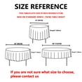 thumbnail image 2 of JYFLZQ Red Tablecloth 70 inch Round Table Cloth for 4 Foot TablesStain Resistant  Table Cover, 2 of 6
