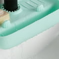 thumbnail image 4 of SAYOO Kitchen Sink Hanging Storage Rack, Anti-splash Quick Drain Sponge Soap Holder Organizer, 4 of 4