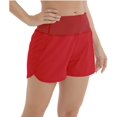thumbnail image 4 of Shorts de Course et d'Entraînement Taille Haute pour Femmes 2,5 Pieds' avec Doublure et Poche Arrière à Fermeture Éclair, 4 of 6