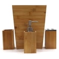 thumbnail image 2 of Redmon 5459 Bamboo Bathroom Accessory Set - 4 Piece, 2 of 4