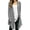Gray-cardigan women, variant on Women's Lightweight Cardigan Casual Soft Long Sleeve Cotton Cardigans High Low Hem Draped Duster
