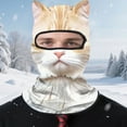 thumbnail image 3 of 3D Cat Ski Mask with Ears Cute Animal Face Cover for Music Festivals, Raves, Halloween, Skiing Outdoor Activities Breathable for Men & Women, 3 of 3