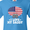 thumbnail image 4 of Inktastic I Love My Daddy Military Son Daughter Youth T-Shirt, 4 of 5