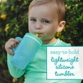 thumbnail image 3 of Infantino My 1st Tumbler - Toddler-Friendly 9oz Training Cup with Straw and Handle, Blue Stars, 3 of 13