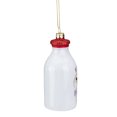thumbnail image 3 of Northlight 4.5" Farm Fresh Milk Glass Bottle Christmas Ornament, 3 of 6