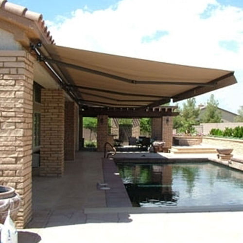 ALEKO Replacement Brown Color Fabric for Retractable Awnings 12'x10' 