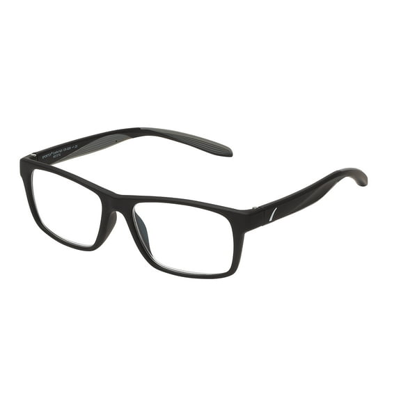 SAV Sportex Reading Glasses, Rectangular Sport Frame, AR4163,  1.75, Gray