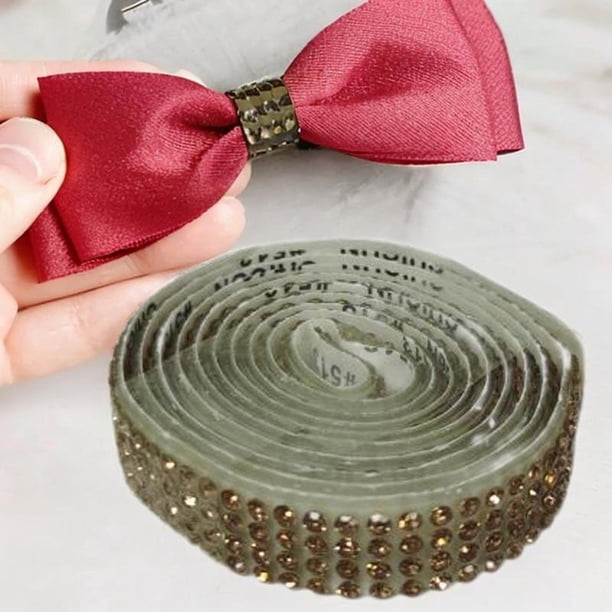Tira de cinta de diamantes de imitación, pegatina de diamantes de imitación, tira de diamantes de imitación portátil auto cohesiva para decoraciones
