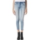 thumbnail image 1 of Blank NYC Jeans ajustados con cremallera lateral para mujer, azul, 26, 1 of 3
